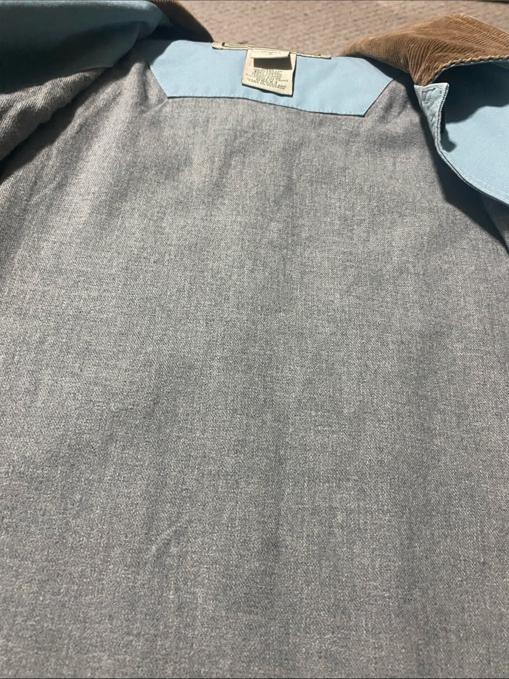 LL Bean barn jacket in beautiful blue - Picture 7 of 7